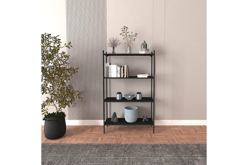 Edilberta Bokhylla 80 cm - Svart - Förvaring - Hyllor - Bokhylla