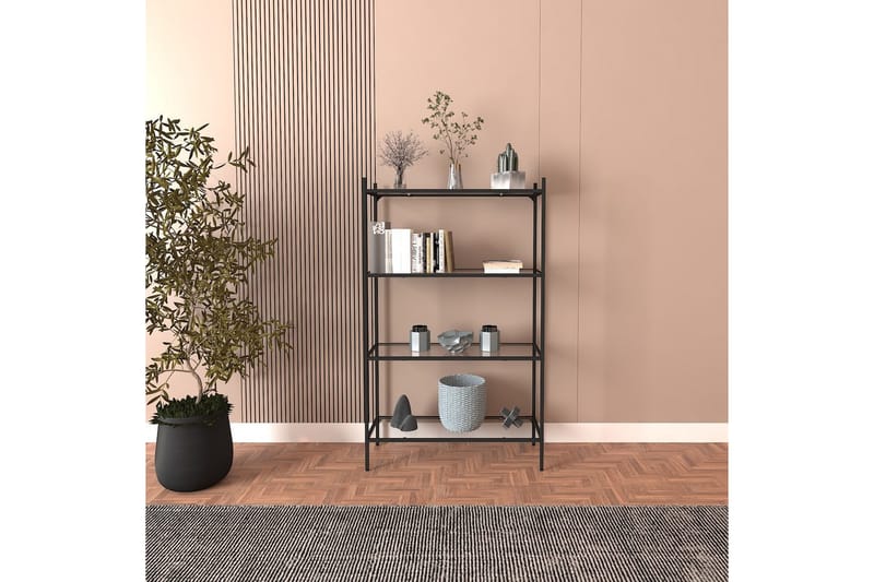 Edilberta Bokhylla 80 cm - Svart - Förvaring - Hyllor - Bokhylla