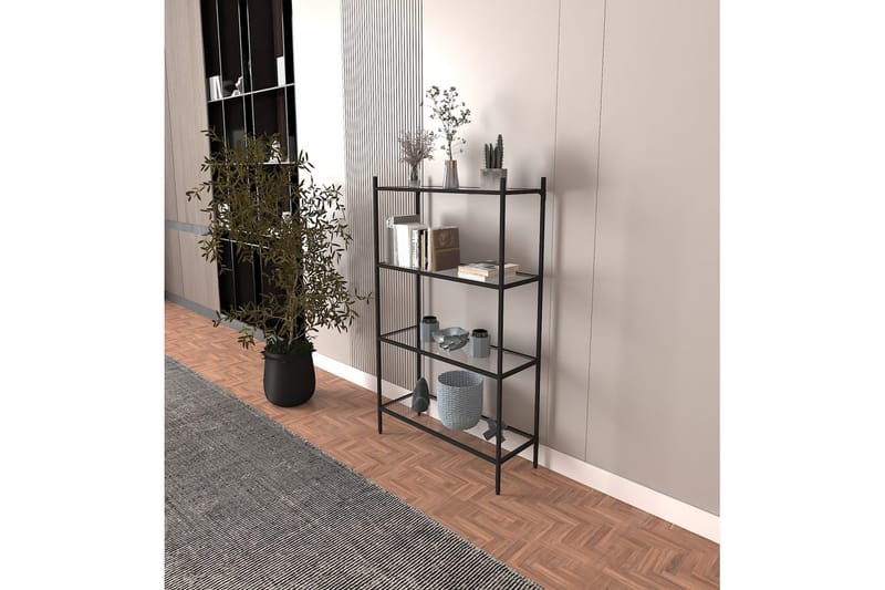 Edilberta Bokhylla 80 cm - Svart - Förvaring - Hyllor - Bokhylla