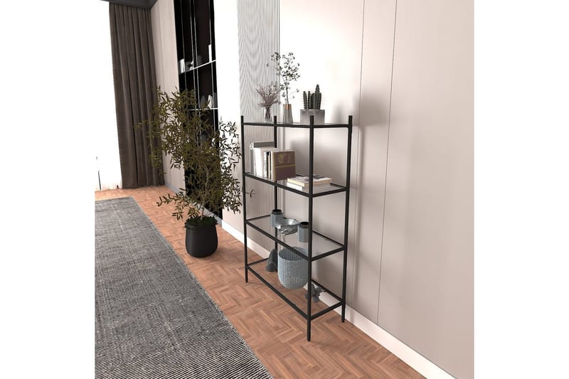 Edilberta Bokhylla 80 cm - Svart - Förvaring - Hyllor - Bokhylla