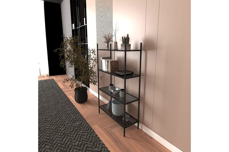 Edilberta Bokhylla 80 cm - Svart - Förvaring - Hyllor - Bokhylla