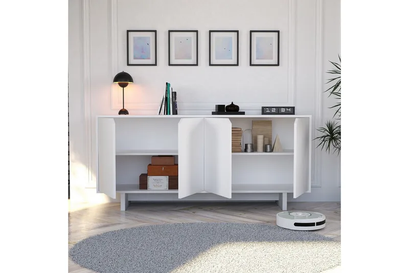 Edrion Konsollbord 180 cm - Vit - Möbler - Vardagsrum - Soffbord & vardagsrumsbord - Avlastningsbord & konsolbord