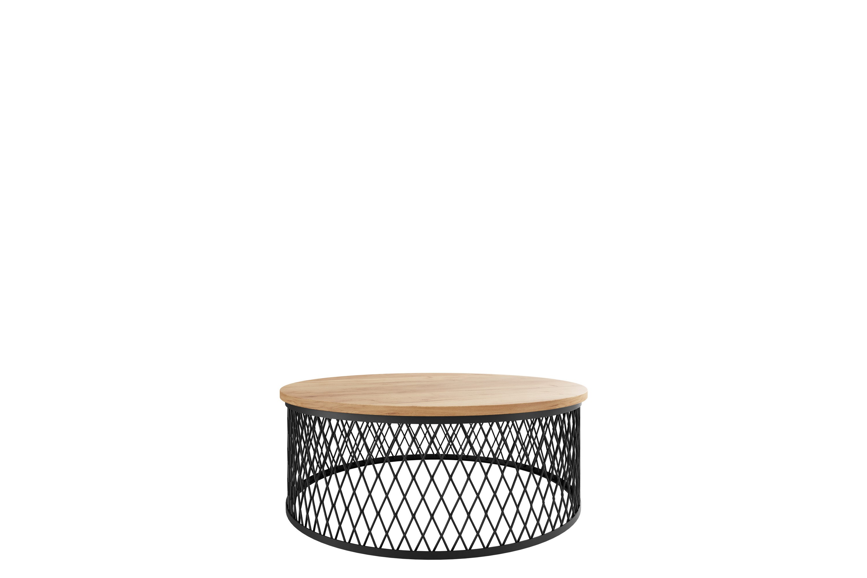 egan soffbord 75 cm - svart/beige