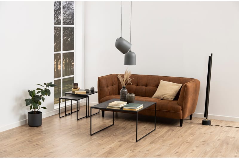 Elgrau Satsbord - Svart - Möbler - Vardagsrum - Soffbord & vardagsrumsbord - Satsbord