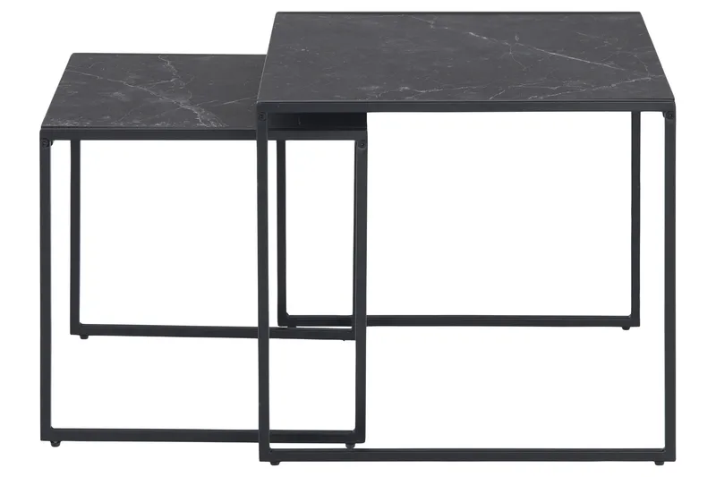 Elgrau Satsbord - Svart - Möbler - Vardagsrum - Soffbord & vardagsrumsbord - Satsbord