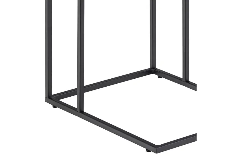 Elgrau Sidobord 43x43 cm - Svart - Möbler - Vardagsrum - Soffbord & vardagsrumsbord - Brickbord