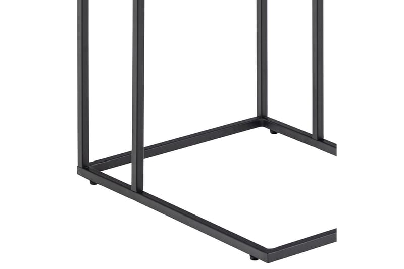 Elgrau Sidobord 43x43 cm - Svart - Möbler - Vardagsrum - Soffbord & vardagsrumsbord - Brickbord