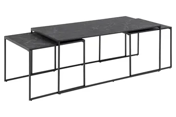 Elgrau Soffbord 120x60 cm - Svart - Möbler - Vardagsrum - Soffbord & vardagsrumsbord - Satsbord