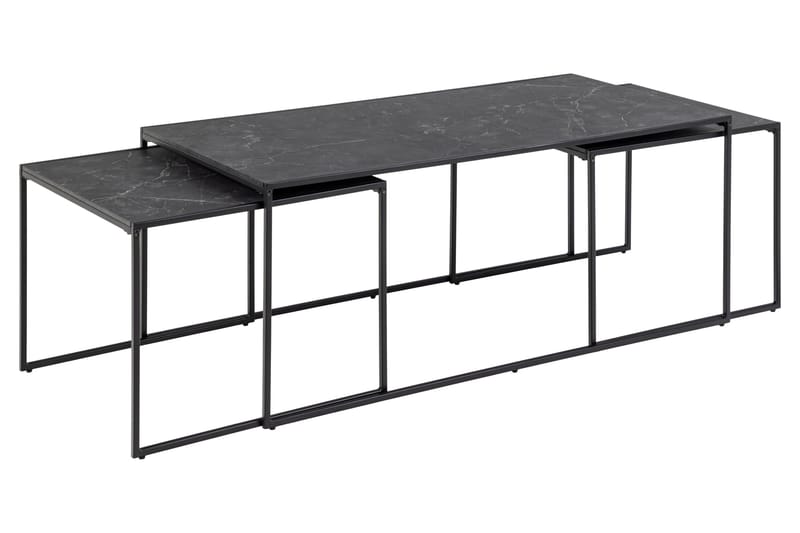 Elgrau Soffbord 120x60 cm - Svart - Möbler - Vardagsrum - Soffbord & vardagsrumsbord - Satsbord