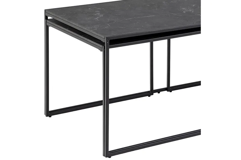 Elgrau Soffbord 120x60 cm - Svart - Möbler - Vardagsrum - Soffbord & vardagsrumsbord - Satsbord