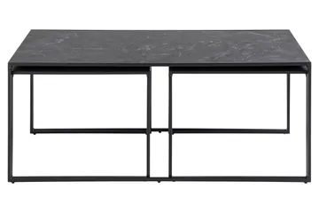 Elgrau Soffbord 120x60 cm - Svart - Möbler - Vardagsrum - Soffbord & vardagsrumsbord - Satsbord