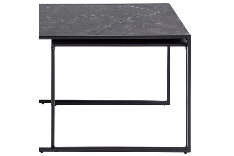 Elgrau Soffbord 120x60 cm - Svart - Möbler - Vardagsrum - Soffbord & vardagsrumsbord - Satsbord