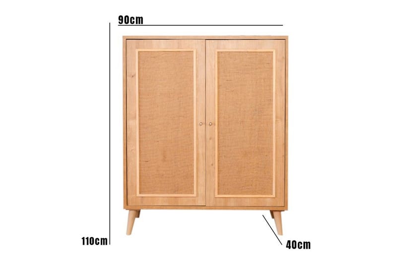 Elili Sidobord 40 cm - Ek - Möbler - Vardagsrum - Soffbord & vardagsrumsbord - Brickbord