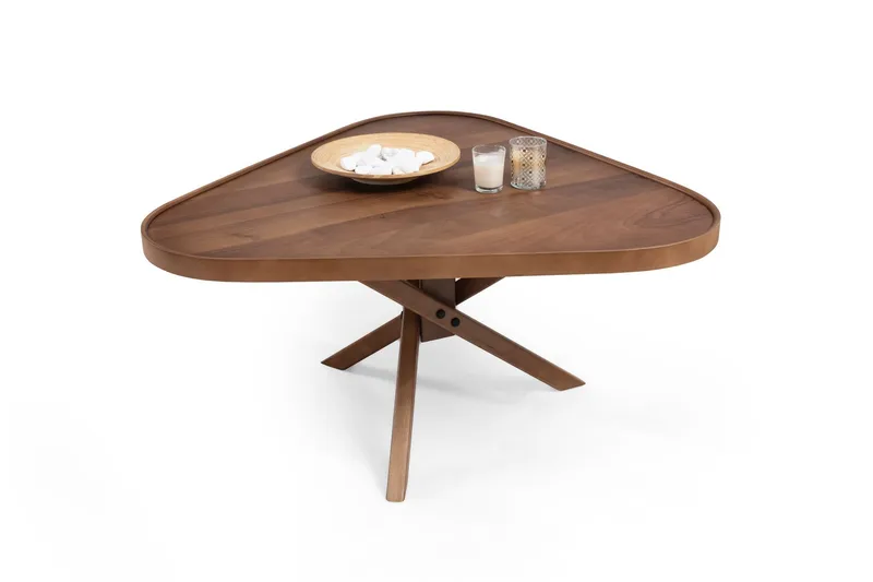 Elith Soffbord 95x48x95 cm - Valnöt - Möbler - Vardagsrum - Soffbord & vardagsrumsbord - Soffbord