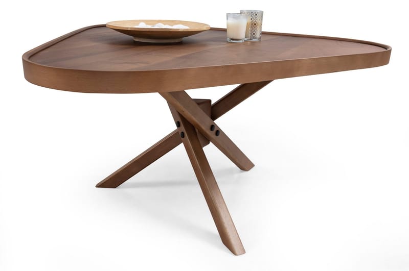 Elith Soffbord 95x48x95 cm - Valnöt - Möbler - Vardagsrum - Soffbord & vardagsrumsbord - Soffbord