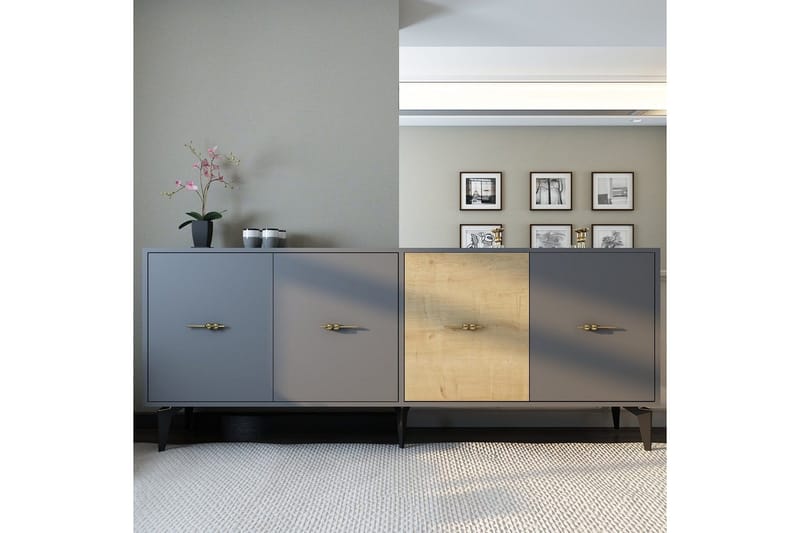 Elori Konsollbord 180 cm - Antracit - Möbler - Vardagsrum - Soffbord & vardagsrumsbord - Avlastningsbord & konsolbord