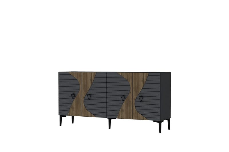 Elsta Konsollbord 150 cm - Brun/Grafitgrå - Möbler - Vardagsrum - Soffbord & vardagsrumsbord - Avlastningsbord & konsolbord