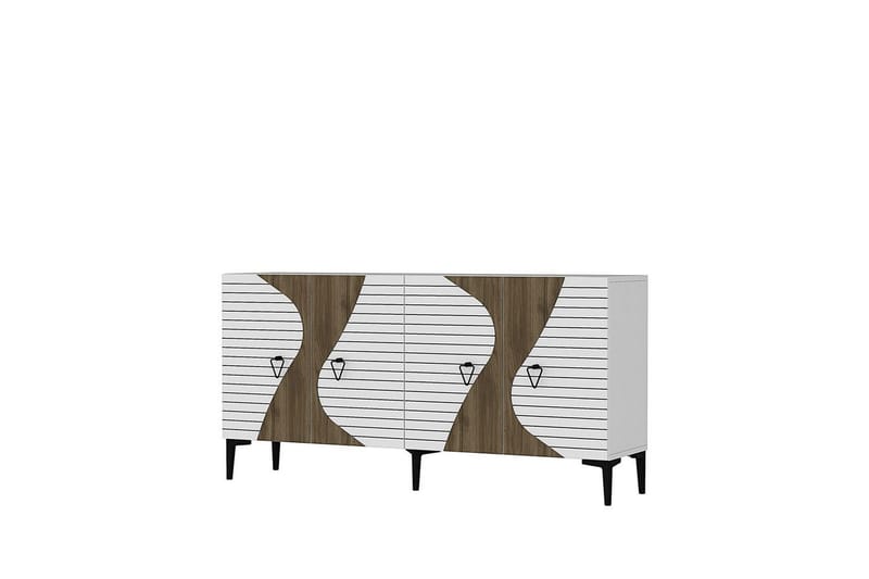 Elsta Konsollbord 150 cm - Vit/Mörkfärgat trä - Möbler - Vardagsrum - Soffbord & vardagsrumsbord - Avlastningsbord & konsolbord