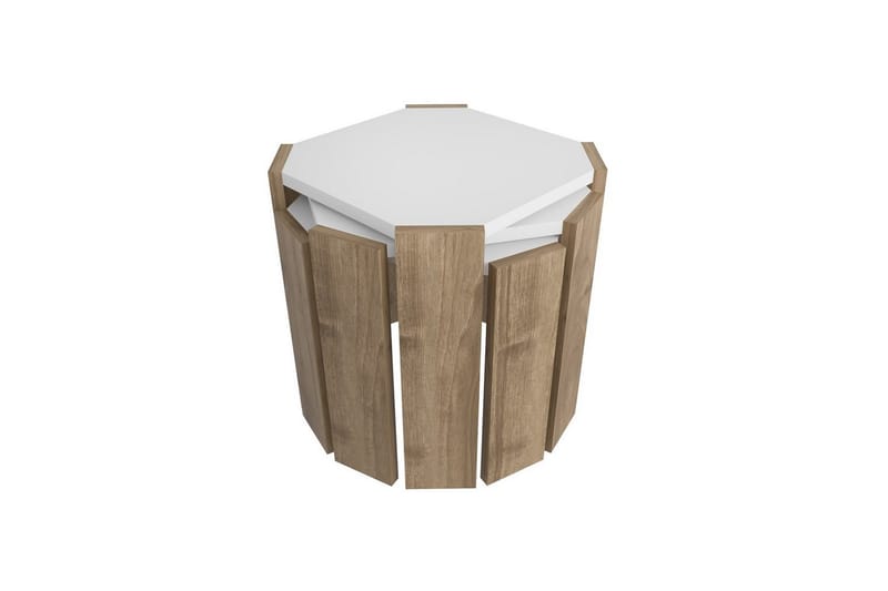 Elvaran Soffbord 44,5 cm - Brun/Vit - Möbler - Vardagsrum - Soffbord & vardagsrumsbord - Soffbord