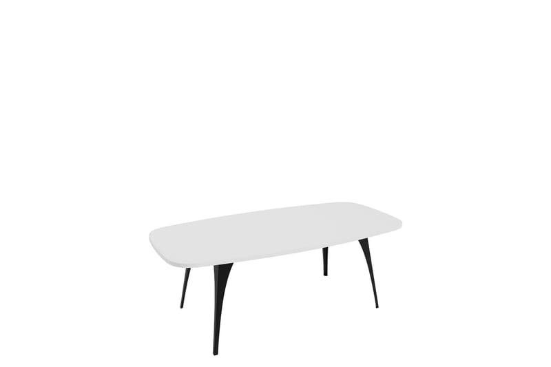 Elwyn Soffbord 120 cm, Svart/Vit