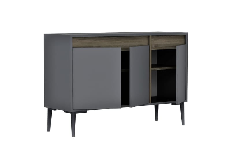 EMLAK Konsollbord 120x75 cm Antracit/Brun - Möbler - Vardagsrum - Soffbord & vardagsrumsbord - Avlastningsbord & konsolbord