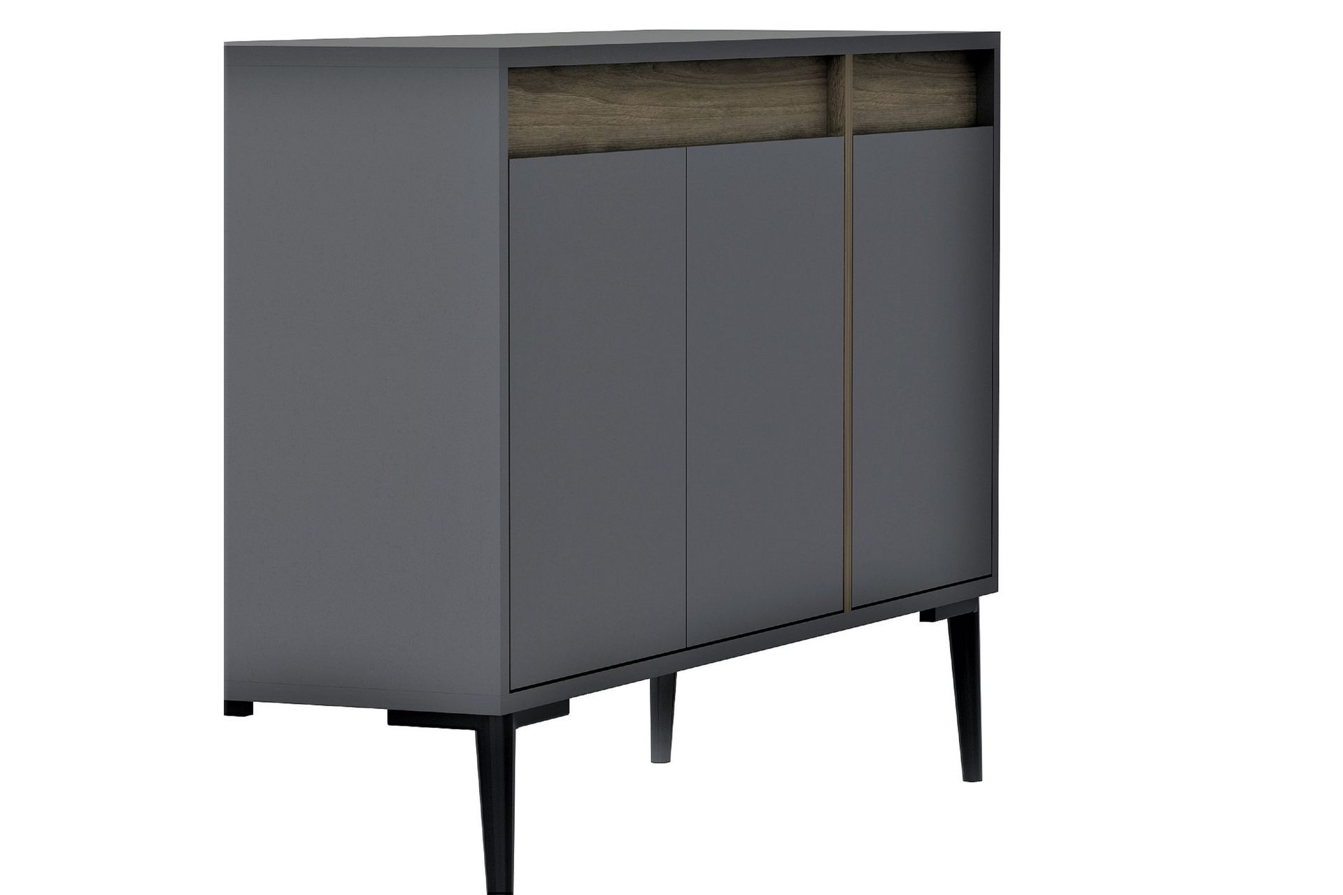 EMLAK Konsollbord 120x75 cm Antracit/Brun - Möbler - Vardagsrum - Soffbord & vardagsrumsbord - Avlastningsbord & konsolbord