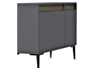 EMLAK Konsollbord 120x75 cm Antracit/Brun - Möbler - Vardagsrum - Soffbord & vardagsrumsbord - Avlastningsbord & konsolbord