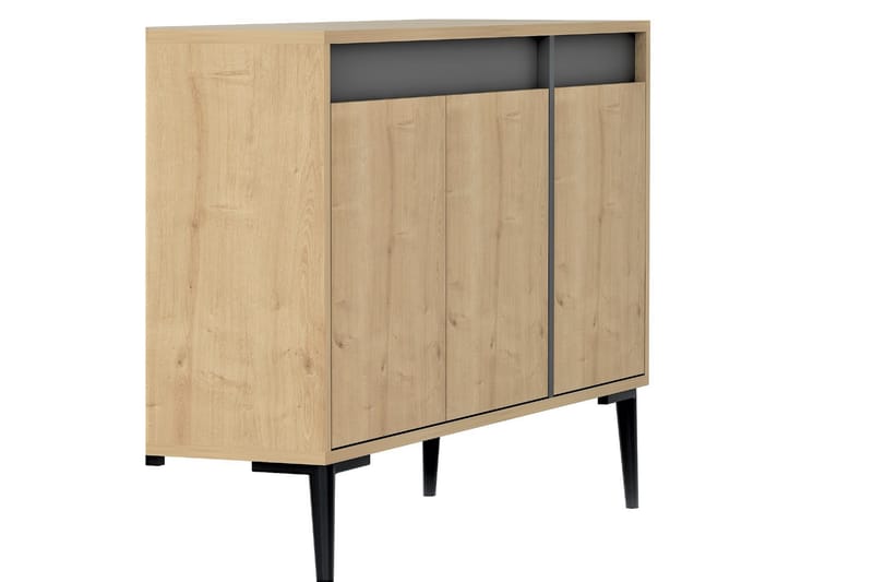 EMLAK Konsollbord 120x75 cm Svart/Brun - Möbler - Vardagsrum - Soffbord & vardagsrumsbord - Avlastningsbord & konsolbord