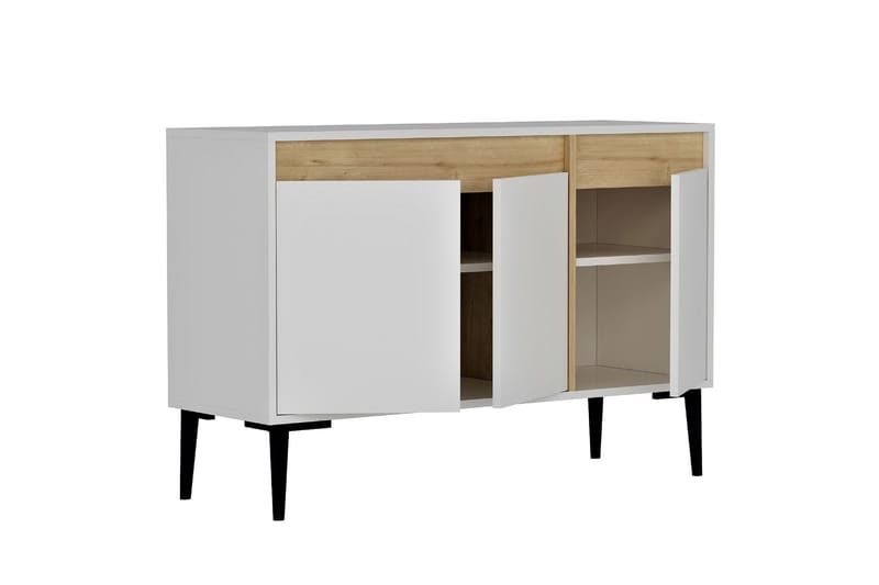 EMLAK Konsollbord 120x75 cm Vit/Brun - Möbler - Vardagsrum - Soffbord & vardagsrumsbord - Avlastningsbord & konsolbord