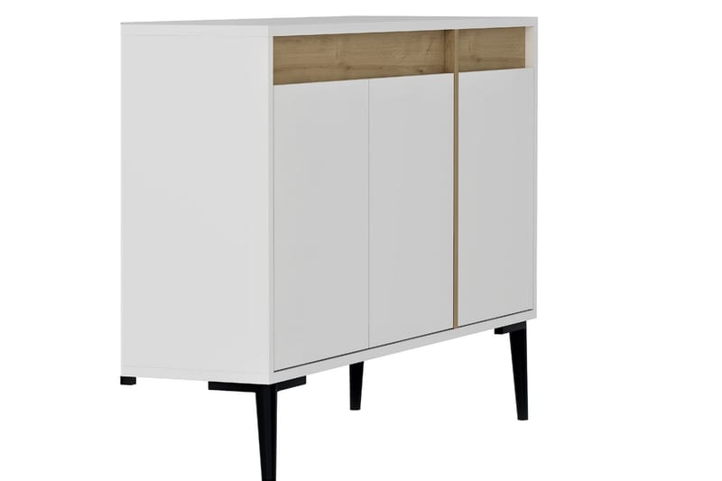 EMLAK Konsollbord 120x75 cm Vit/Brun - Möbler - Vardagsrum - Soffbord & vardagsrumsbord - Avlastningsbord & konsolbord