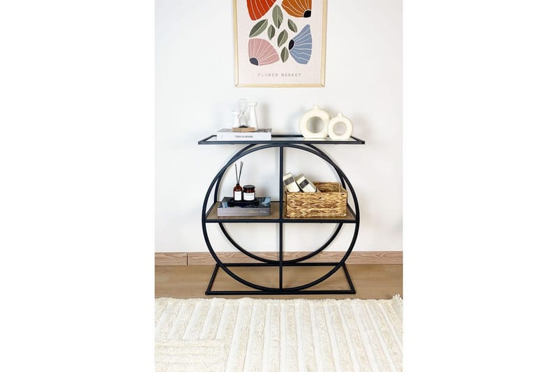 Ennuvolat Konsollbord 80 cm - Natur/Transparent - Möbler - Vardagsrum - Soffbord & vardagsrumsbord - Avlastningsbord & konsolbord