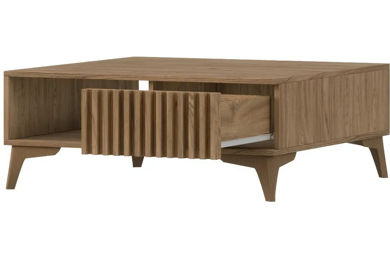 Entsian Soffbord 80 cm - Brun - Möbler - Vardagsrum - Soffbord & vardagsrumsbord - Soffbord