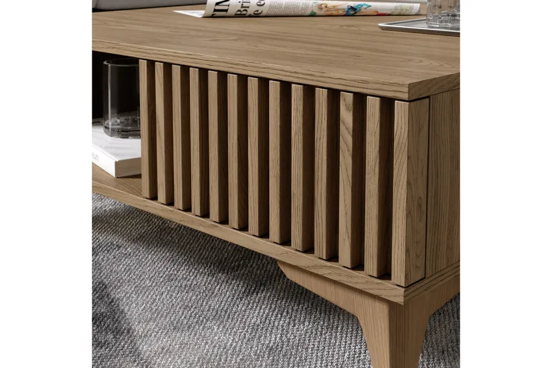 Entsian Soffbord 80 cm - Brun - Möbler - Vardagsrum - Soffbord & vardagsrumsbord - Soffbord