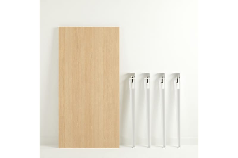 ERIDANOS Skrivbord 60x120 cm Brun/Vit - Möbler - Hemmakontor - Skrivbord