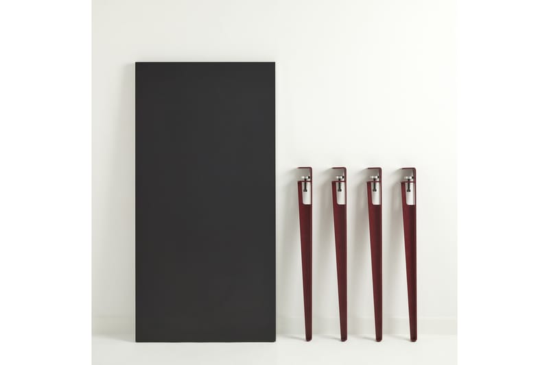 ERIDANOS Skrivbord 60x120 cm Svart/Röd - Skrivbord - Bord