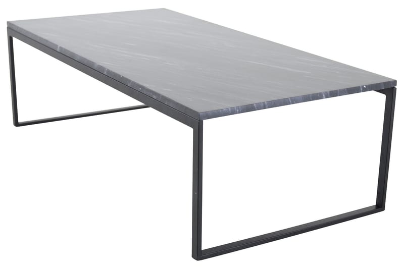 Estelle 120 cm Rektangulärt Soffbord i Sten med Slim Underrede - Grå - Möbler - Vardagsrum - Soffbord & vardagsrumsbord - Soffbord