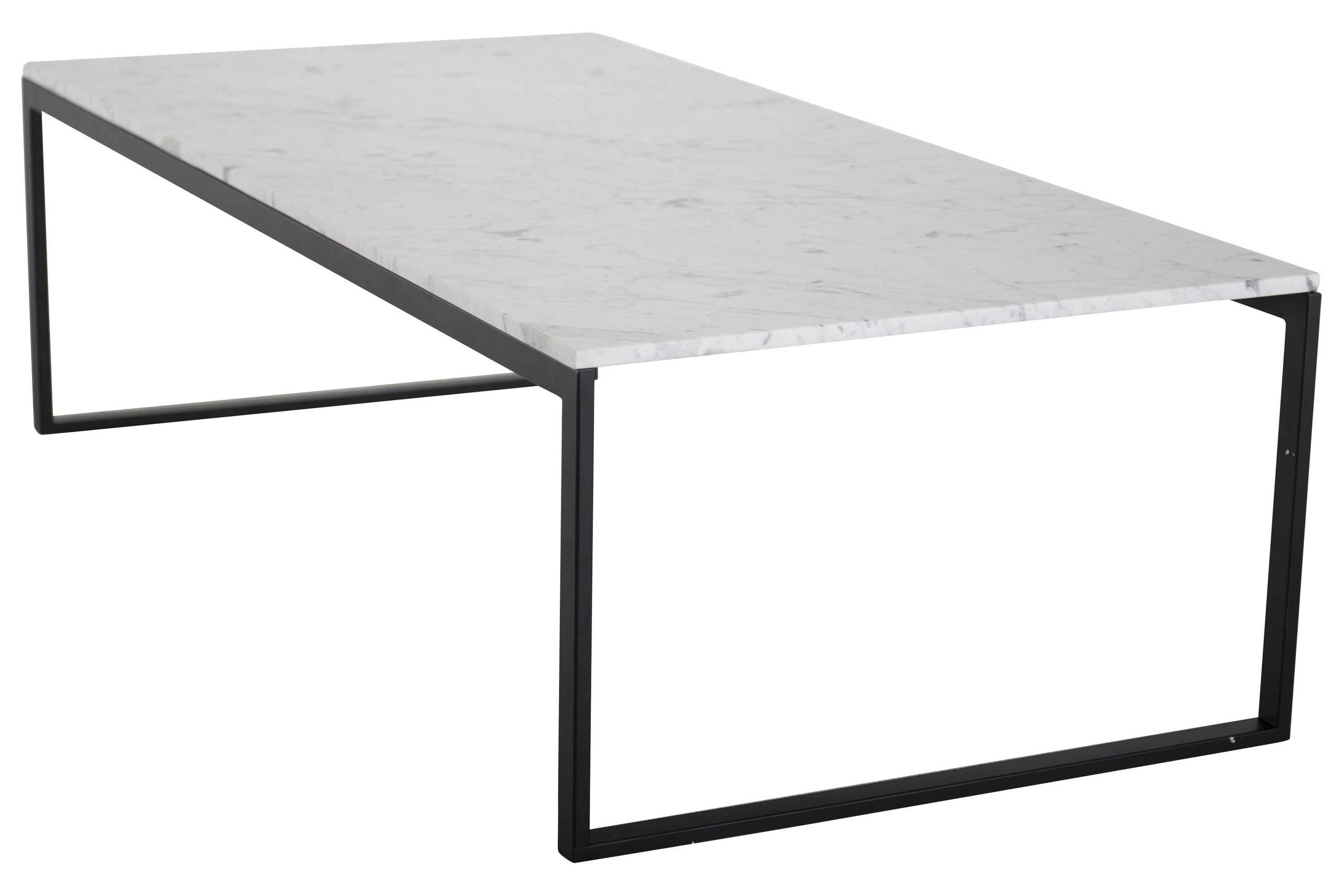 estelle soffbord 120 cm - vit/svart