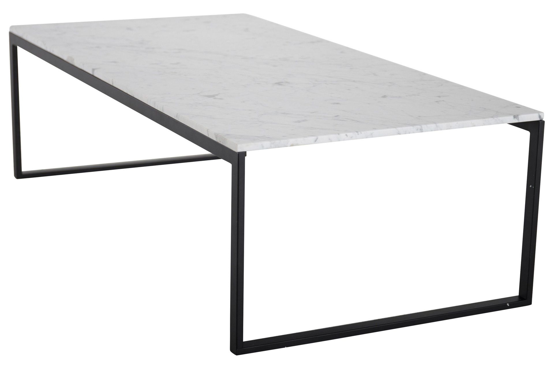 estelle soffbord 120 cm - vit/svart