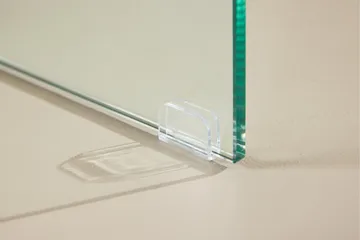 Ester Rektangulärt Soffbord i Trä och Glas - Vit - Möbler - Vardagsrum - Soffbord & vardagsrumsbord - Soffbord
