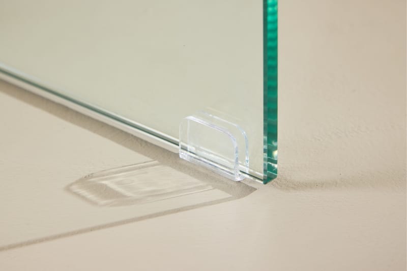 Ester Rektangulärt Soffbord i Trä och Glas - Vit - Möbler - Vardagsrum - Soffbord & vardagsrumsbord - Soffbord