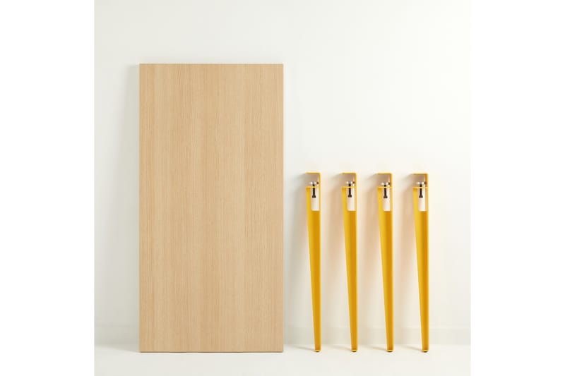 EUROTAS Matbord 120x60 cm Brun/Gul - Möbler - Matplats - Matbord & köksbord
