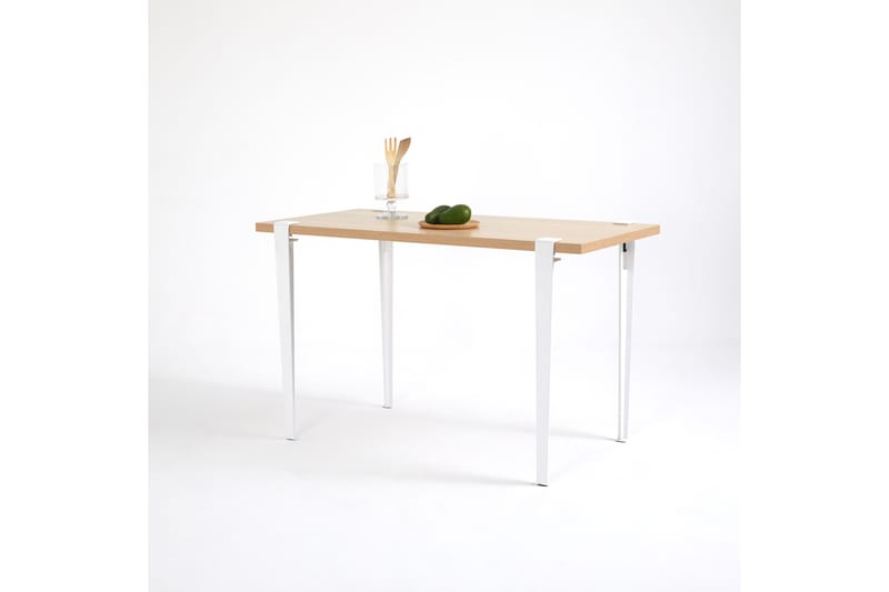 EUROTAS Matbord 120x60 cm Brun/Vit - Möbler - Matplats - Matbord & köksbord