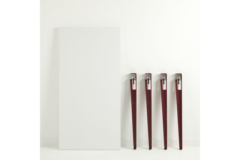EUROTAS Matbord 120x60 cm Vit/Röd - Möbler - Matplats - Matbord & köksbord