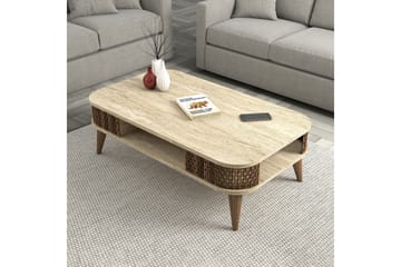 Eylul Soffbord 105 cm - Beige - Möbler - Vardagsrum - Soffbord & vardagsrumsbord - Soffbord