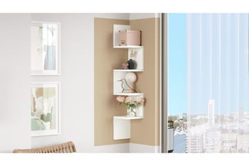 Ezzi Vägghylla 22 cm - Vit - Möbler - Vardagsrum - Soffbord & vardagsrumsbord - Avlastningsbord & konsolbord