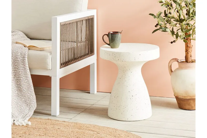 Faber Sidobord 39 cm - Vit - Möbler - Vardagsrum - Soffbord & vardagsrumsbord - Brickbord