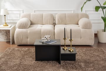 Fabrony Soffbord 80x40 cm Svart - Möbler - Vardagsrum - Soffbord & vardagsrumsbord - Soffbord