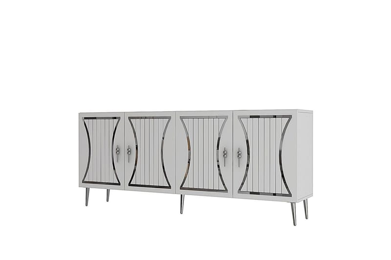 Falra Konsollbord 150 cm - Vit/Silver - Möbler - Vardagsrum - Soffbord & vardagsrumsbord - Avlastningsbord & konsolbord