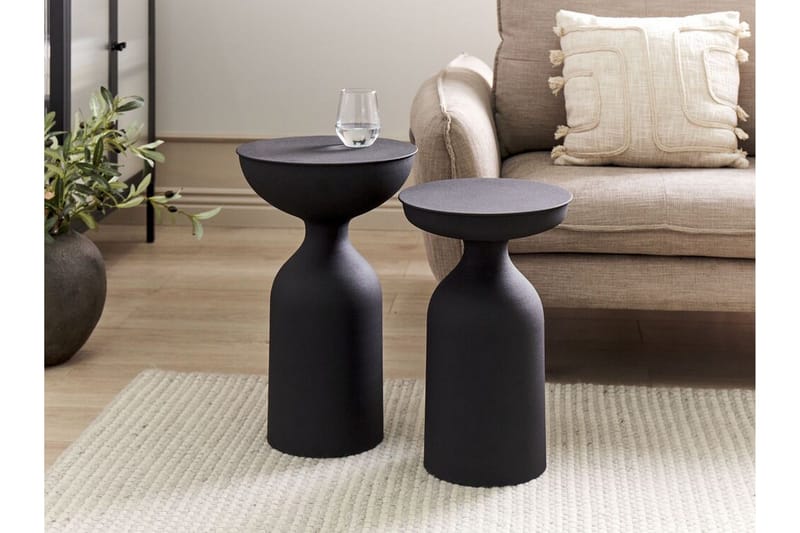 Farron Satsbord 36 cm - Svart - Möbler - Vardagsrum - Soffbord & vardagsrumsbord - Satsbord