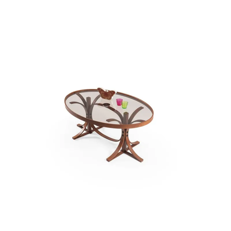 Faylin Soffbord 112 cm, Mörkbrun